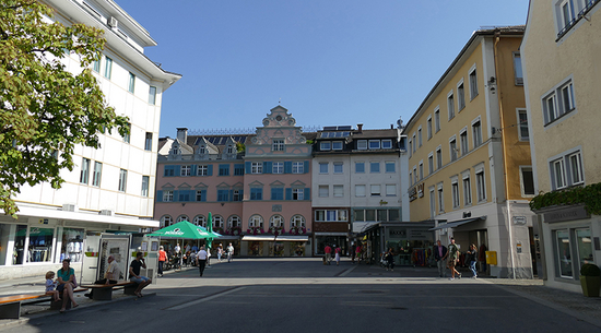 Hier wurde der Leutbühel in Bregenz fotografiert.