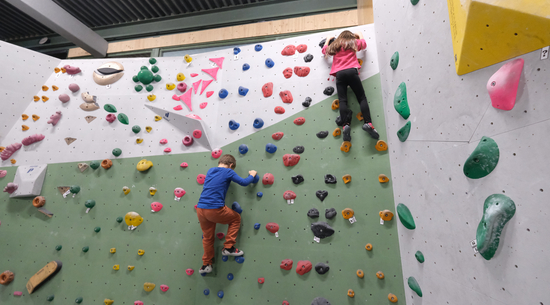 Ferienbetreuung in der Boulderhalle