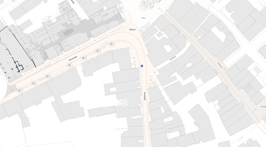 Diese Abbildung zeigt einen Plan der Quartiersentwicklung Leutbühel.